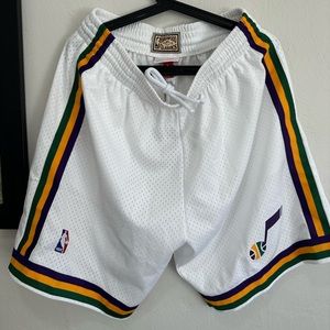 Vintage Utah Jazz Throwback Shorts